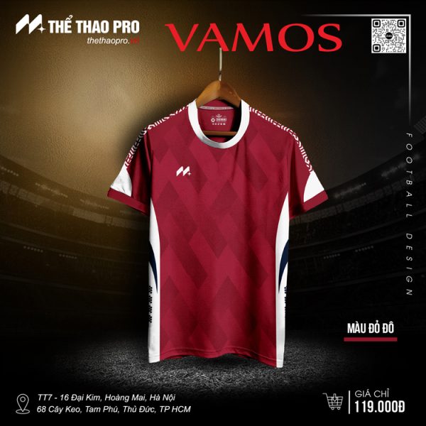 Áo Bóng Đá Không Logo TTP-Vamos (TTP-01)