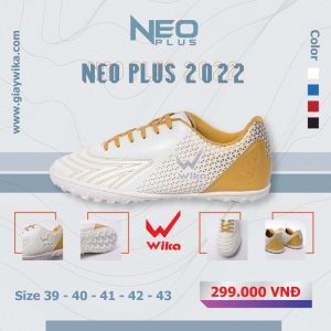 Giày Bóng Đá Wika Neo Plus Trắng