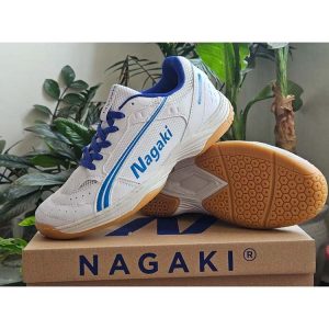 Giày Cầu Lông Nagaki Netketsu Trắng Xanh