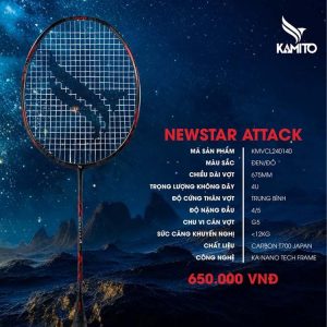 Vợt Cầu Lông Kamito Newstar Attack