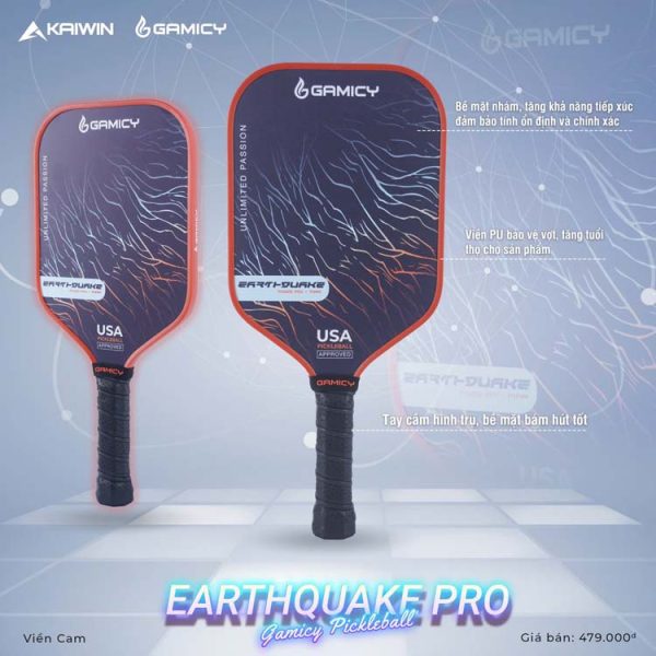 Vợt Pickleball Earthquake Pro Đỏ