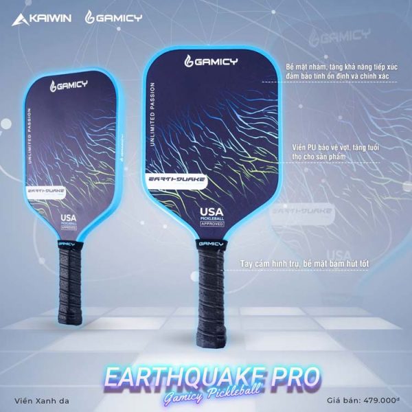 Vợt Pickleball Earthquake Pro Xanh Ya